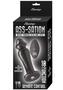 Ass-sation Remote Control Rechargeable Vibrating Metal Anal Lover - Black