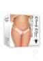 Barely Bare Double Strap Open Panty - Plus Size - Peach